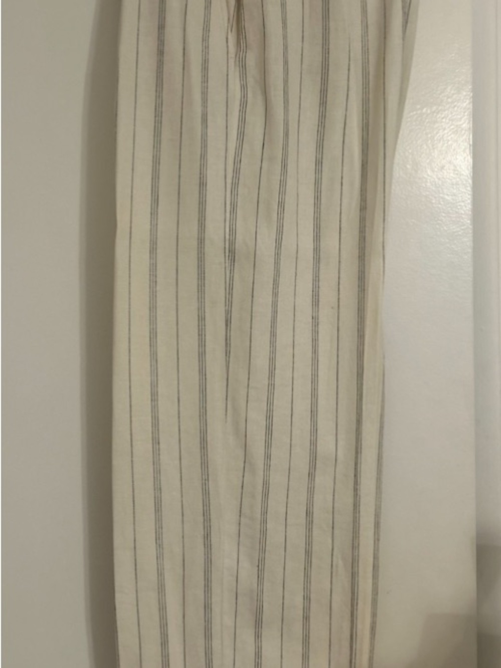 Lauren Ralph Lauren Cream Pinstripe Linen Blazer and Wide-Leg Trousers - Picture 5 of 16